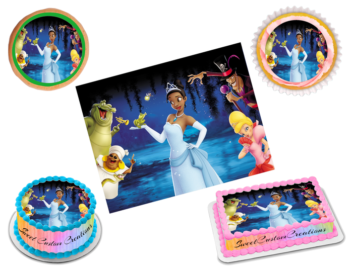 Princess Tiana Edible Image Frosting Sheet #52 (70+ sizes)