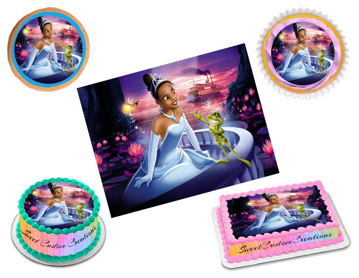 Princess Tiana Edible Image Frosting Sheet #54 (70+ sizes)