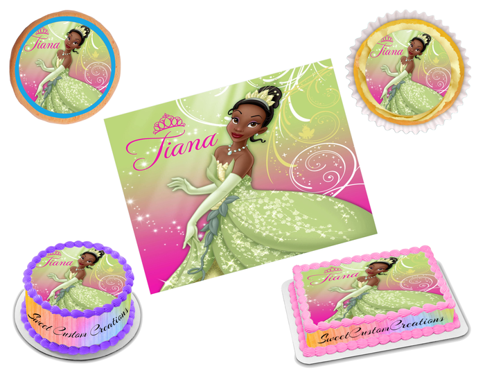 Princess Tiana Edible Image Frosting Sheet #55 (70+ sizes)