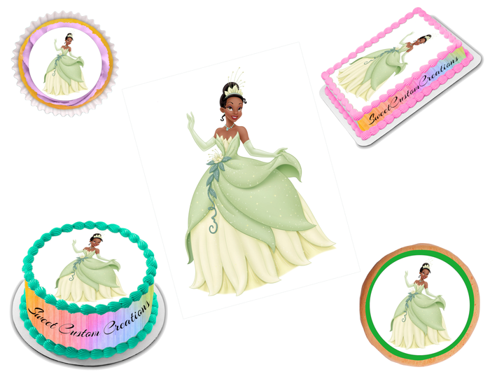 Princess Tiana Edible Image Frosting Sheet #56 (70+ sizes)