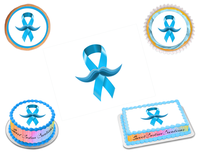Prostate Cancer Awareness Edible Image Frosting Sheet #9 (70+ sizes)