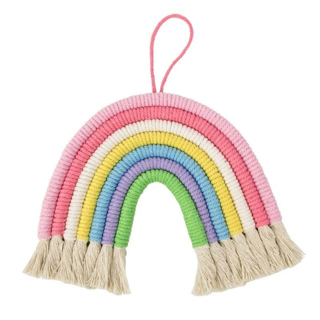 Rainbow Boho Tapestry - Cozy Nursery