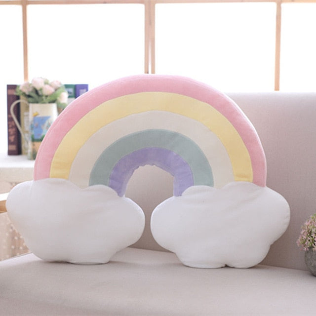 pink rainbow cloud