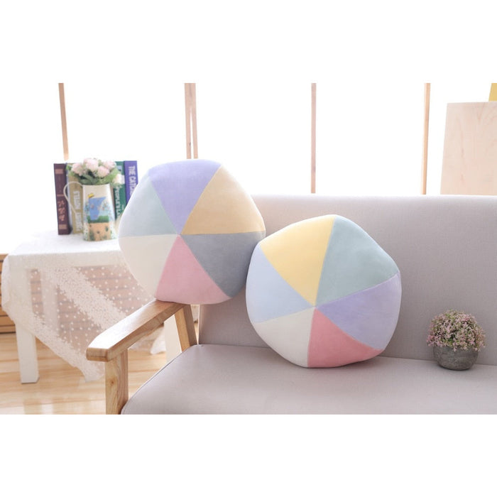 Rainbow Cloud Plush Pillow - Cozy Nursery
