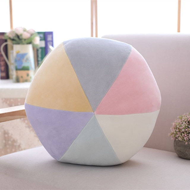 Rainbow Cloud Plush Pillow - Cozy Nursery
