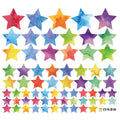 Rainbow Color Dots & Stars Wall Stickers - Cozy Nursery