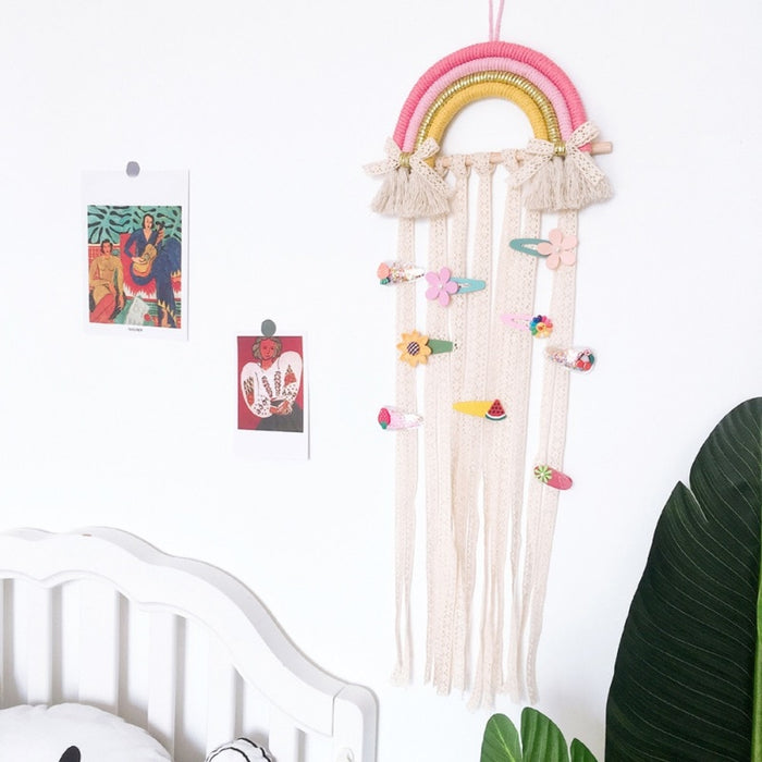 Rainbow Hair Pins Holder - Cozy Nursery