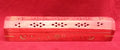 RED CELESTIAL COFFIN BOX INCENSE BURNER