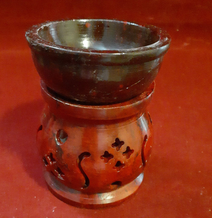 RED SOAPSTONE OIL BURNER