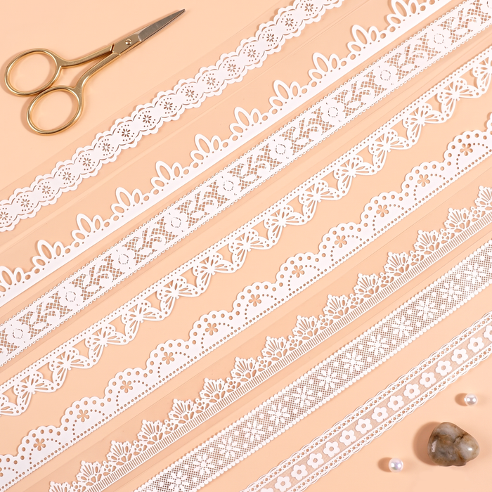 Retro Lace Die-Cut Masking Tapes