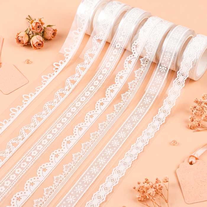 Retro Lace Die-Cut Masking Tapes