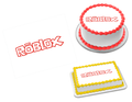 Roblox Logo Edible Image Frosting Sheet #7 (70+ sizes)