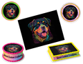 Rottweiler Dog Edible Image Frosting Sheet #1 Topper (80+ sizes)