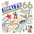 Route 66 Dish Towel