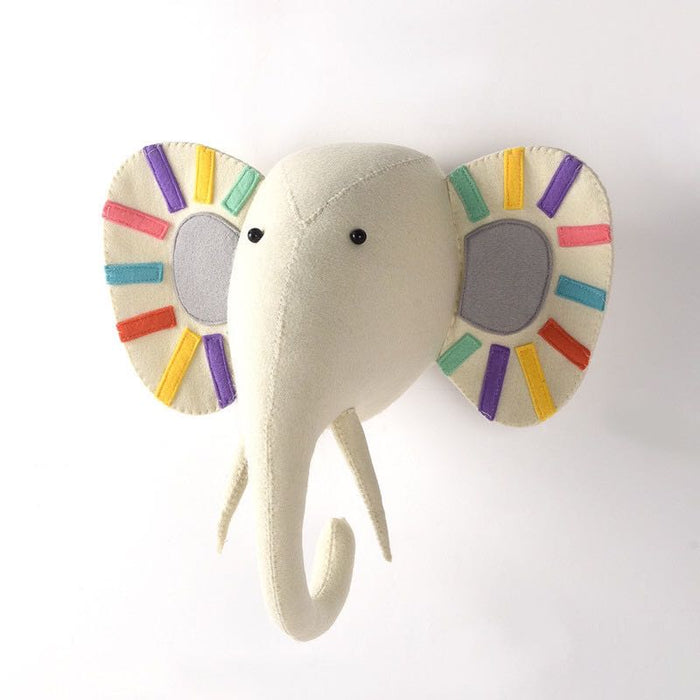 Safari Animal Head Wall Décor - Cozy Nursery