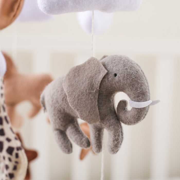 Safari Baby Crib Mobile - Cozy Nursery