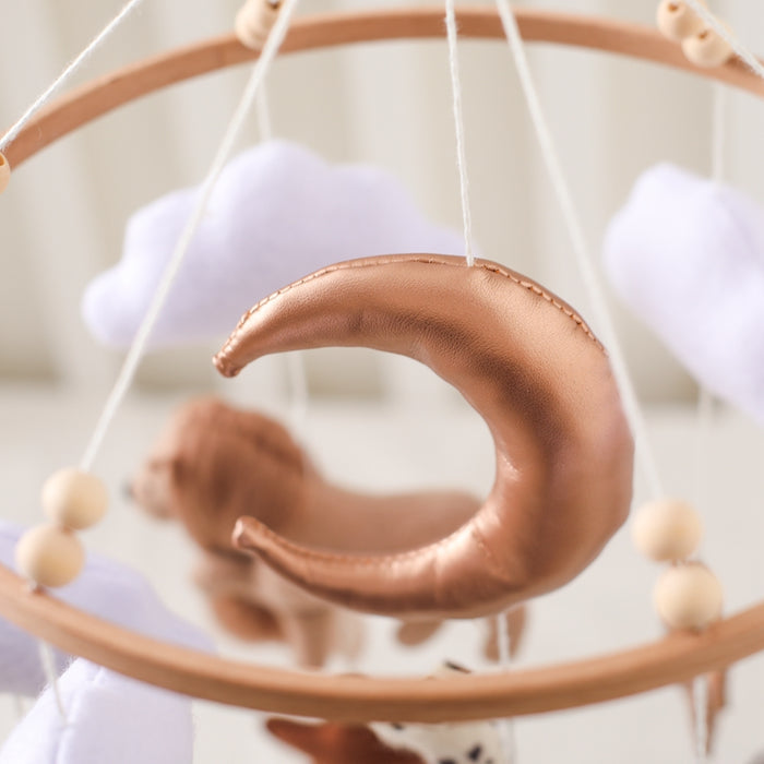 Safari Baby Crib Mobile - Cozy Nursery