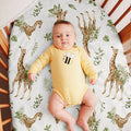 Safari Crib Mattress Cover set of 2 - Cozy Nursery