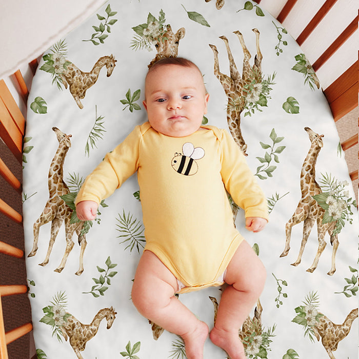 Safari Crib Mattress Cover set of 2 - Cozy Nursery