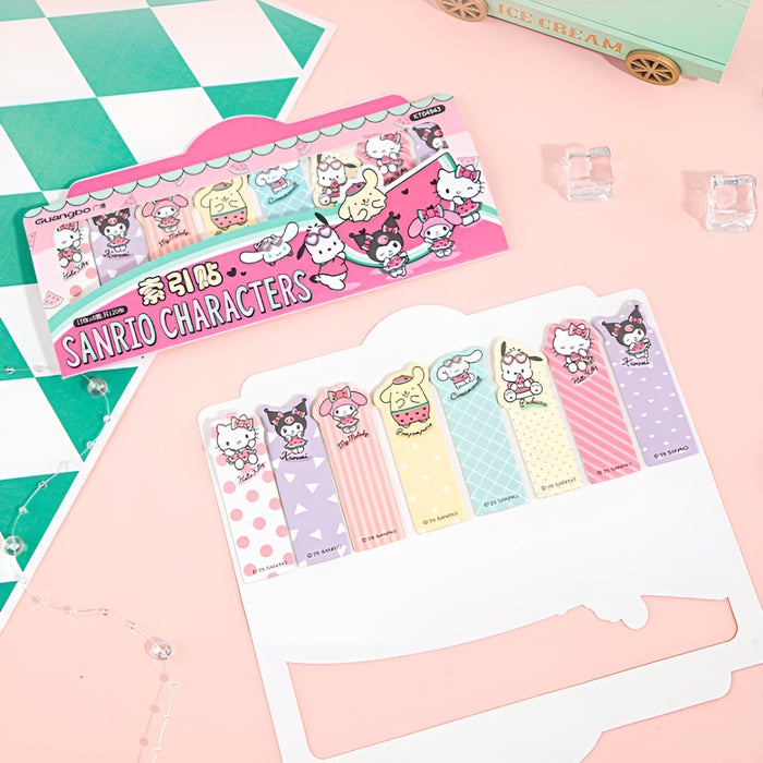 Sanrio Characters Index Sticky Notes - Ice Cream Truck