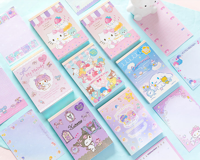 Sanrio Characters Memo Pads - Large