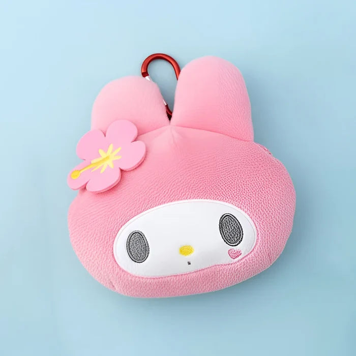 Sanrio Characters Plush Clip-On Pouch