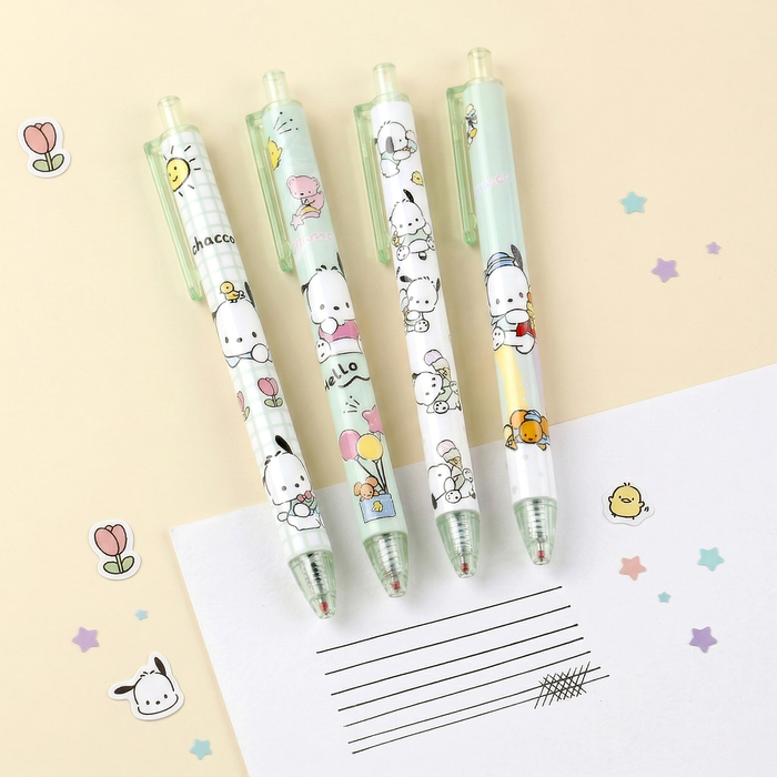 Sanrio Pochacco Gel Pen - Set of 4