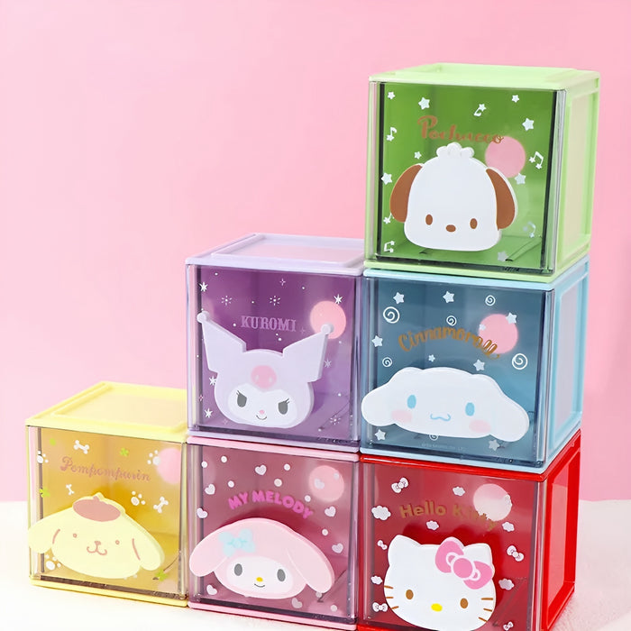 Sanrio Stack & Store Cubes - Clear Drawer Edition