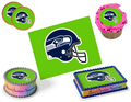 Seattle Seahawks Edible Image Frosting Sheet #17 (80+ sizes)
