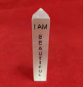 SELENITE AFFIRMATION TOWER- BEAUTIFUL