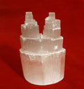 SELENITE TWIN TOWER 4 in.