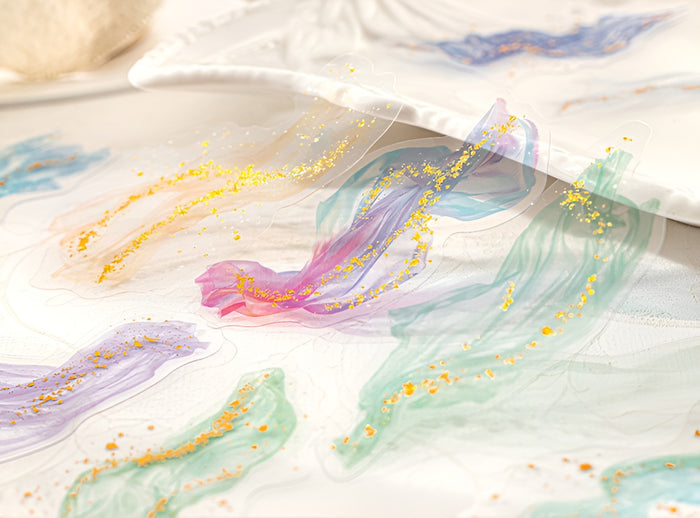 Shimmery Stardust Spill Stickers