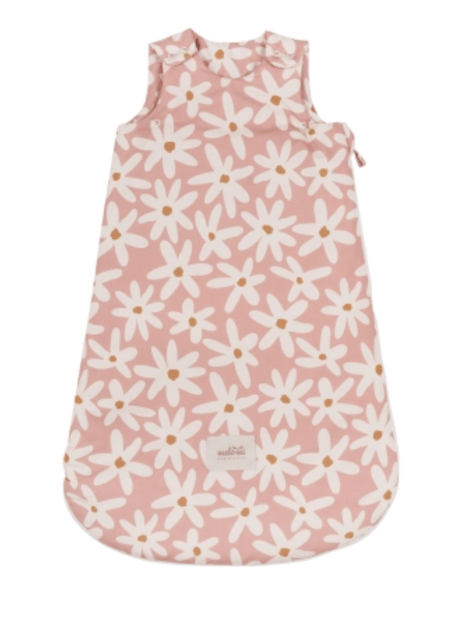 SLEEPING BAG BLUSH DAISIES - Cozy Nursery