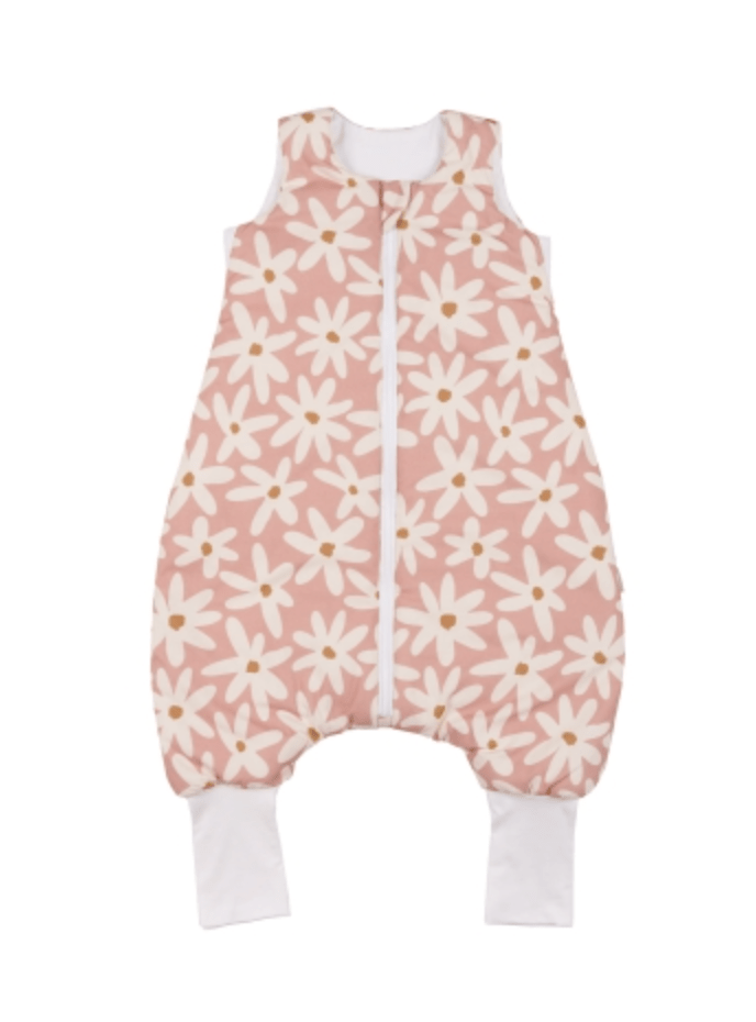 SLEEPING BAG WITH LEGS BLUSH DAISIES