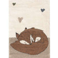 Sleeping Foxes rug - Cozy Nursery