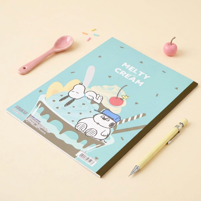 Snoopy Melty Ice Cream Notebook - Limited Summer Edition