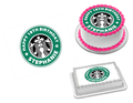Starbucks Coffee Edible Image Frosting Sheet #3 (70+ sizes)