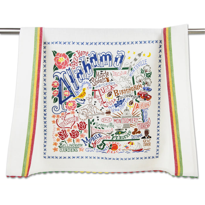 State of Alabama Dish Towel
