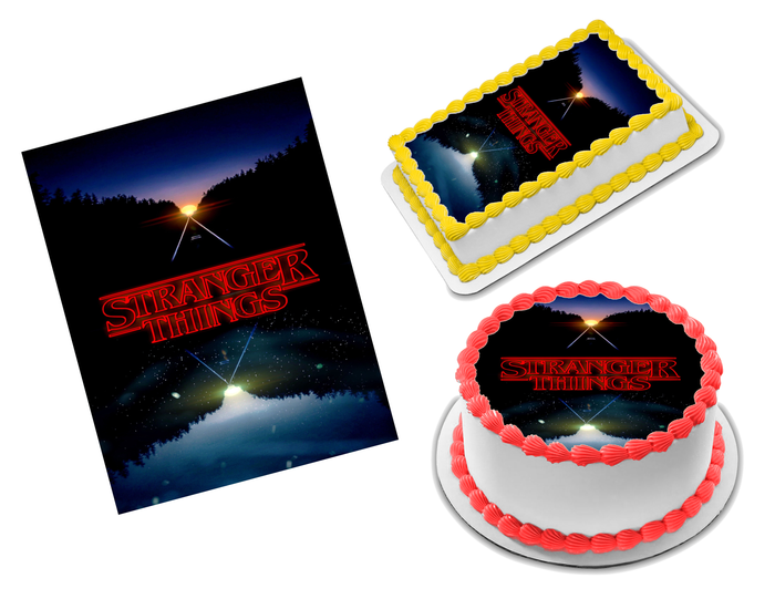 Stranger Things Edible Image Frosting Sheet #3 (70+ sizes)