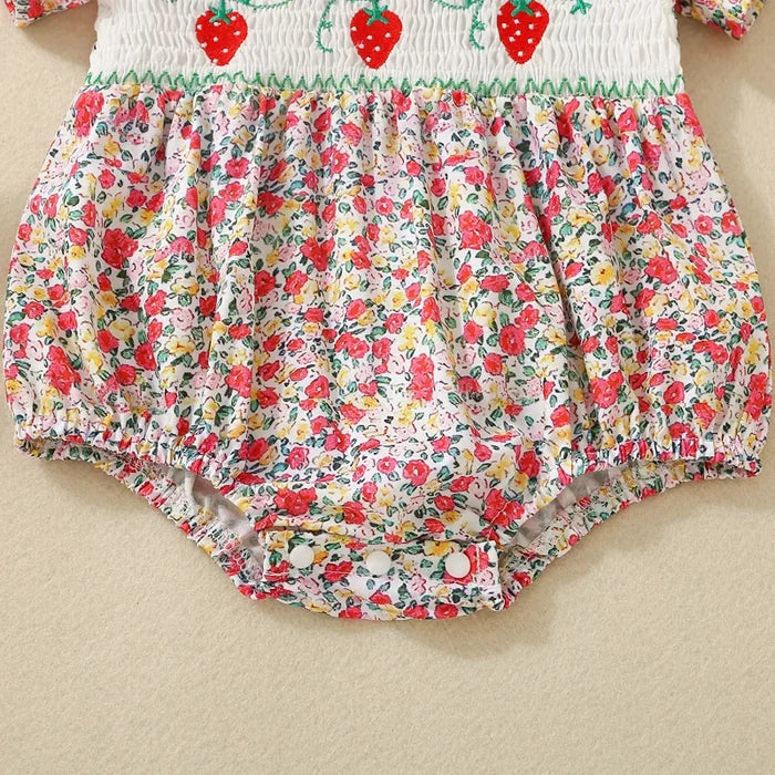 Strawberry Baby Romper