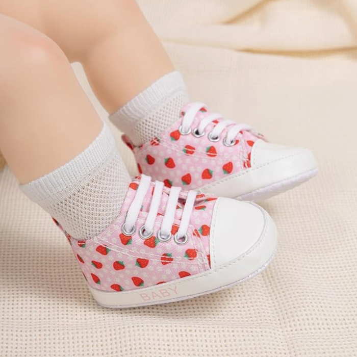 Strawberry Baby Shoes - Cozy Nursery