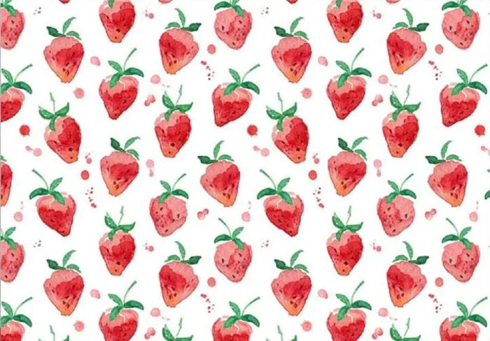 Strawberry Photo Photography Backdrop - Cozy Nursery
