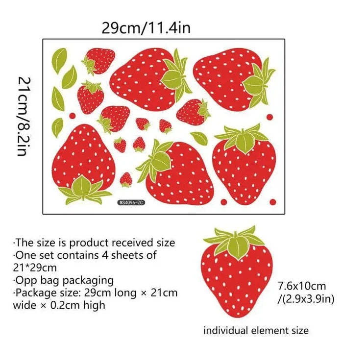 Strawberry Wall Stickers
