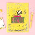 Sun-Star Peanuts Snoopy Glitter Folder - Yellow - New Limited Edition