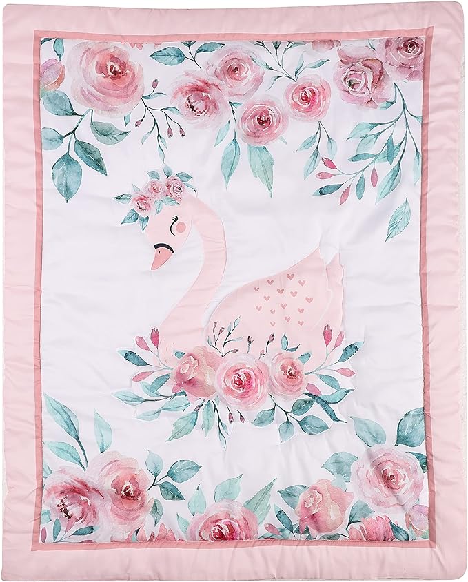 Swan Crib Bedding Set