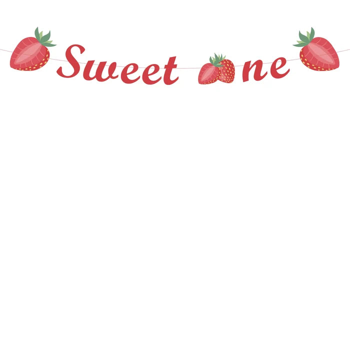 Sweet one Strawberry party decor