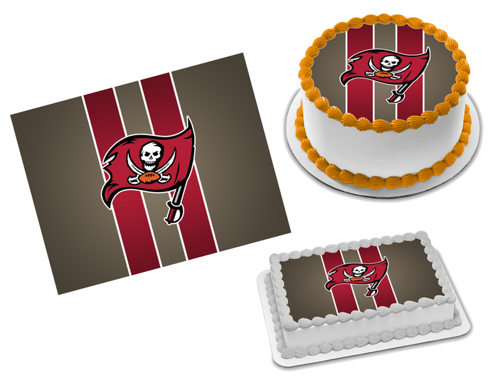 Tampa Bay Buccaneers Edible Image Frosting Sheet #14 (70+ sizes)