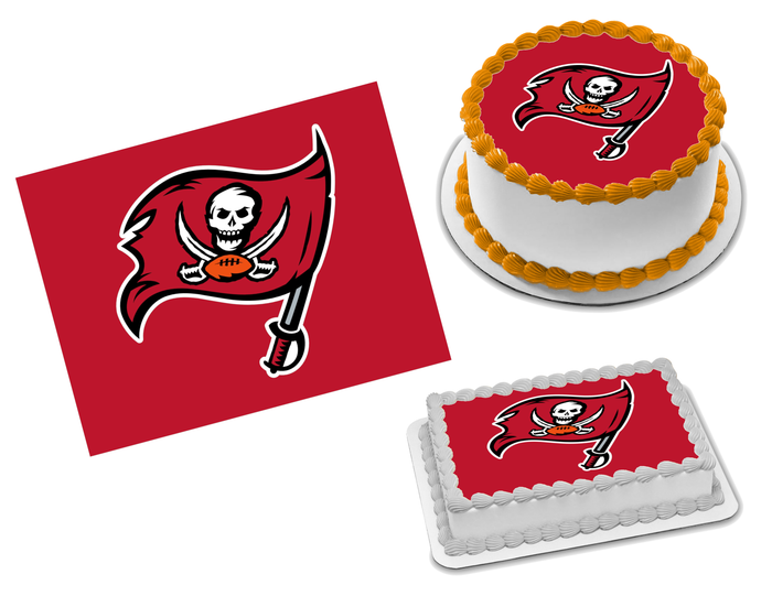Tampa Bay Buccaneers Edible Image Frosting Sheet #21 (70+ sizes)