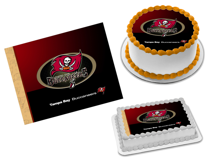 Tampa Bay Buccaneers Edible Image Frosting Sheet #26 (70+ sizes)