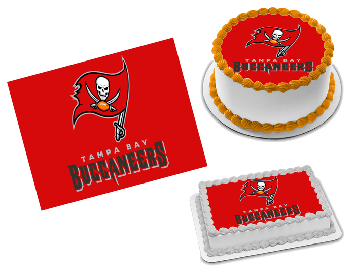 Tampa Bay Buccaneers Edible Image Frosting Sheet #43 (70+ sizes)